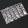 DIY Colorful Crystal Glass Nail Art Rhinestons Decoration Costumes Material Package(Pink Opal)