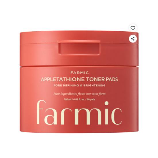 FARMIC Maculata Leaf Water 420,000ppm Pore Refining Hydrating Toner Pads 60 Pads 180ml