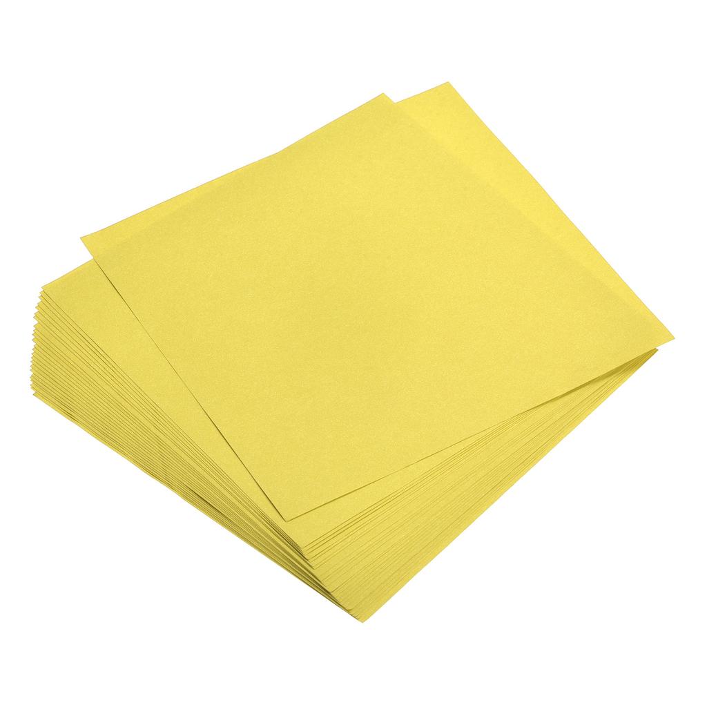 Uxcell 50 Blatt Origami-Papier 15x15cm Doppelseitig Quadratische Faltpapiere für Kunsthandwerk Geschenke Scrapbooking Deko DIY Handarbeit