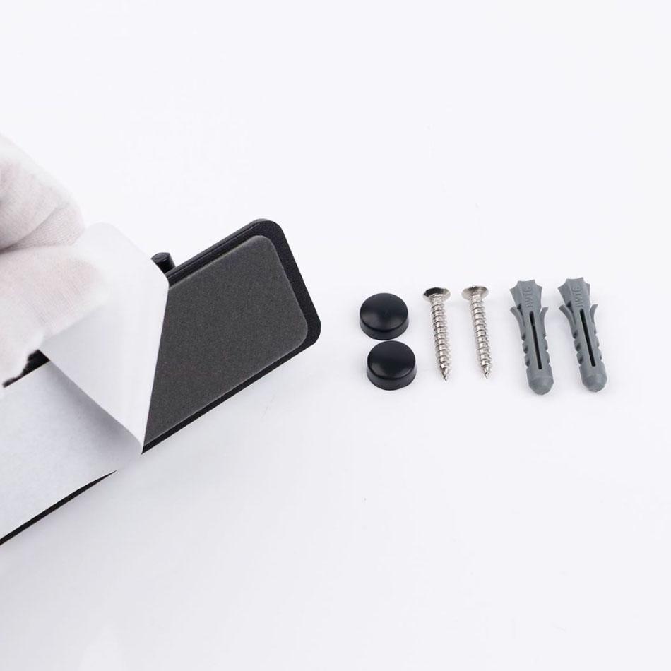 Gancio per Bagno Adesivo Oro Opaco Nero Cucina Lavatoio Montaggio a Parete 2 3 4 5 Ganci per Accappatoio Asciugamano Portaoggetti per Vestiti Alluminio