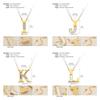 Combination Name Uppercase Pendant Necklace Letter A to Z Couple Clavicle Chain  Summer