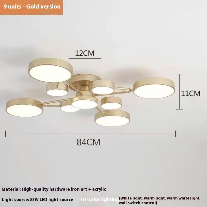 Living Room Lights, Ceiling Lights, Creative and Personalized Dining Room Lights, Modern and Simple Bedroom Chandeliers