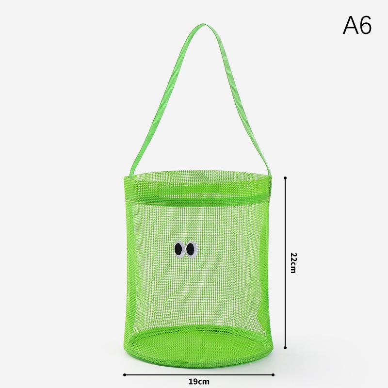 Large Capacity Mesh Makeup Bag Breathable Quick Dry Shower Toiletry Bag Portable Storage Bag Beach Travel Pouch Transparent