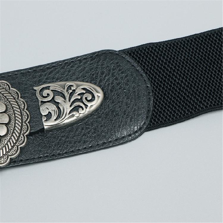 Delicate Woman Dress Waist Corset Carved Turquoise Buckle Waist Belt for Girls