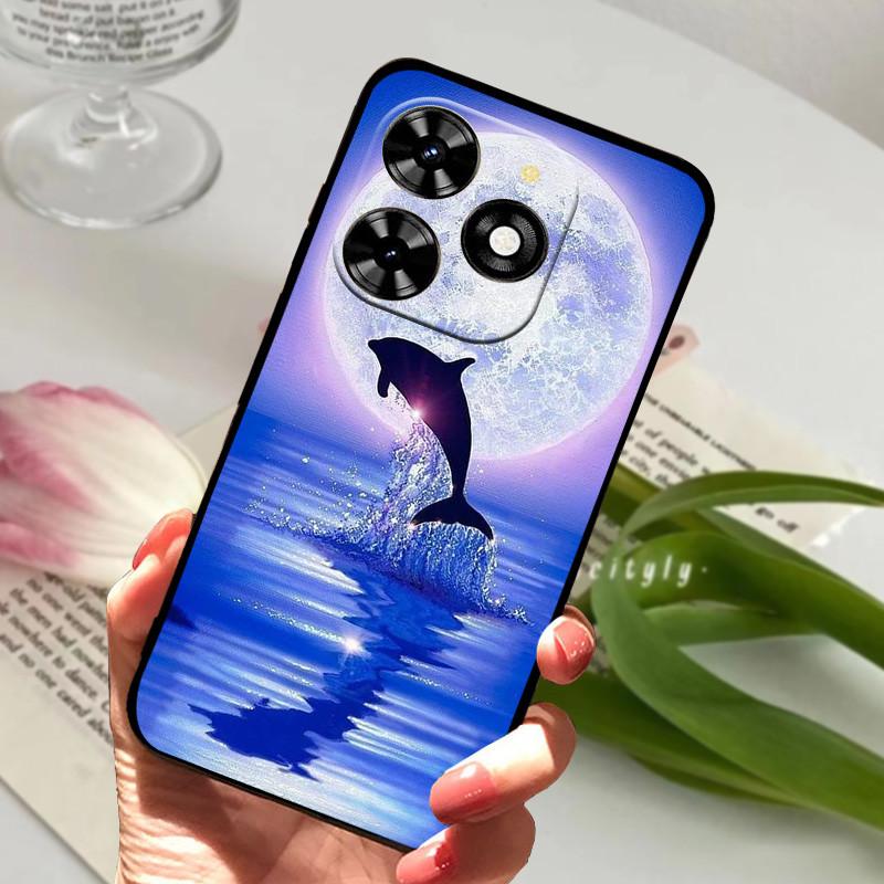 For Tecno Spark Go 2024 Case BG6 Shockproof Soft TPU Silicone Phone Cover For Tecno Spark Go 2024 Funda SparkGO Capa Cartoon