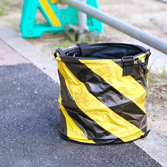 TRUSCO Jumping Tiger-Print Bucket, Large, 420mm, TRJB-L