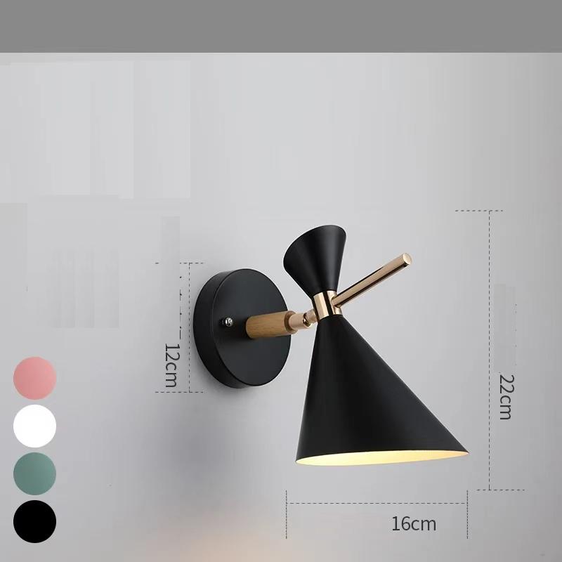Nordic Mediterranean Minimalist Macron Living Room Dining Room Bedroom Corridor Wall Lighting LED Background Wall Lights e27