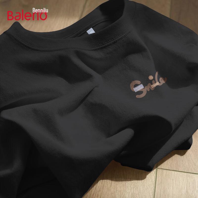 

Baleno Men s American Style Loose Fit Cotton T-Shirt L