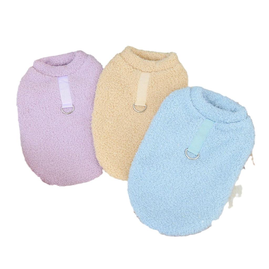 Pet Clothes Japanese and Korean Fresh Suitable for Small Dogs, Teddy, Outdoor Two-Legged 11 Cloud Velvet Jacket