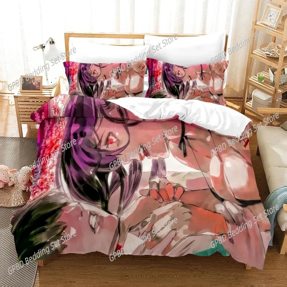 Comforter Anime Tokyo Ghoul 3D Bedding Set Comforter Linen S Home Decor Single Double Twin King Queen
