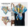 Silk twill 14 mmi large silk scarf women's fashion versatile high-end mulberry silk square scarf light luxury versatile 90 shawl