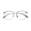 Pure Titanium + TR Glasses Frame Women Ultra-light Retro Round Eyewear Super Tough Mirror Legs Gradient Spectacles