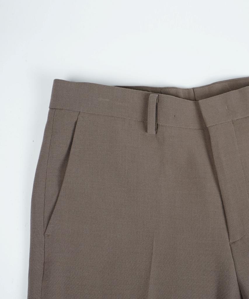 BIRBANTE Essential Slit Slacks - Beige
