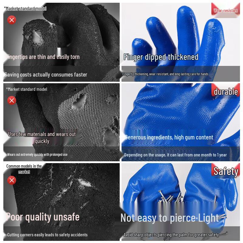 Yulong Nitrilgummi Arbetsvantar