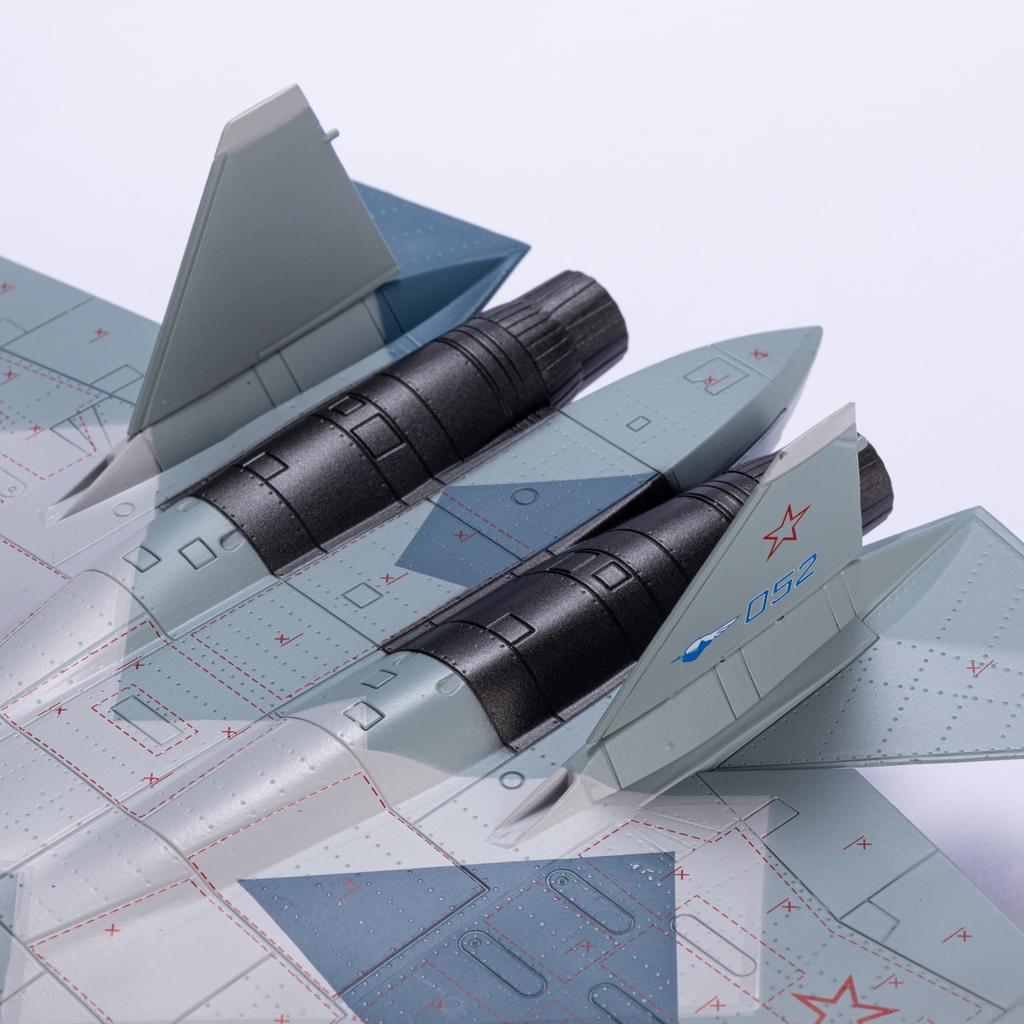 SU57 1/72 Metal Alloy Airplane Model(including base)Home Placement, Collection and Decoration Creative Gift