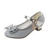 Kristall-Leder Prinzessinnenschuhe für kleine Mädchen - 2025 Frühling/Herbst High-Heel Kinderschuhe