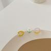 Oorknop bloem bloem homaica acryl oorbellen armband