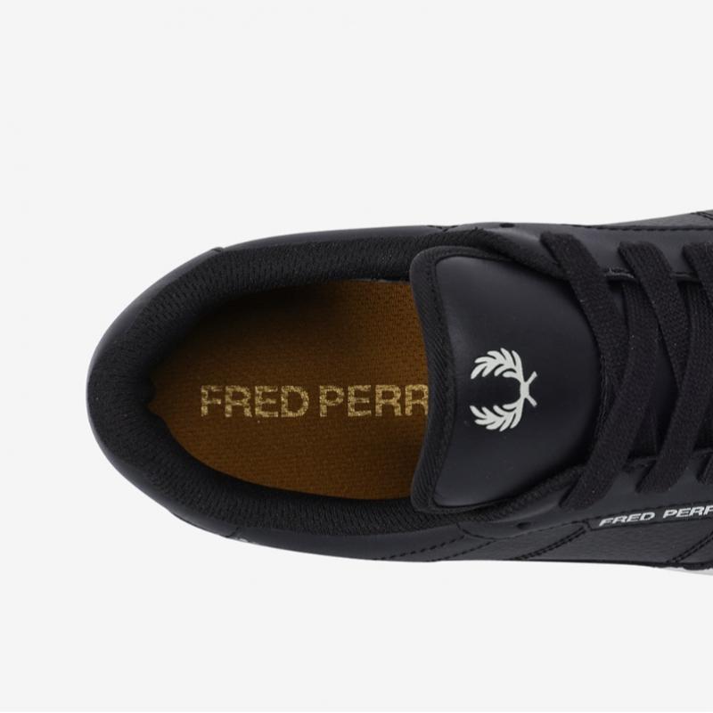 Fred Perry Men Textured Leather Sneakers 843