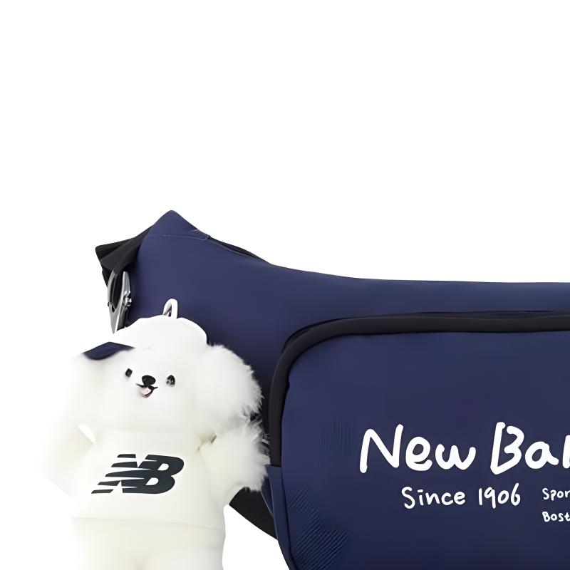 New New Balance Fabric Fanny Pack Regular Unisex Blue LAB42409NV
