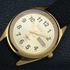 VINTAGE REFURBISHED CITIZEN AUTOMATIC 8200 JAPAN MENS GOLDEN WATCH A436323-2 R128-a436323