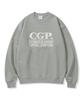 CGP Square Logo Sweatshirt_Light Khaki
