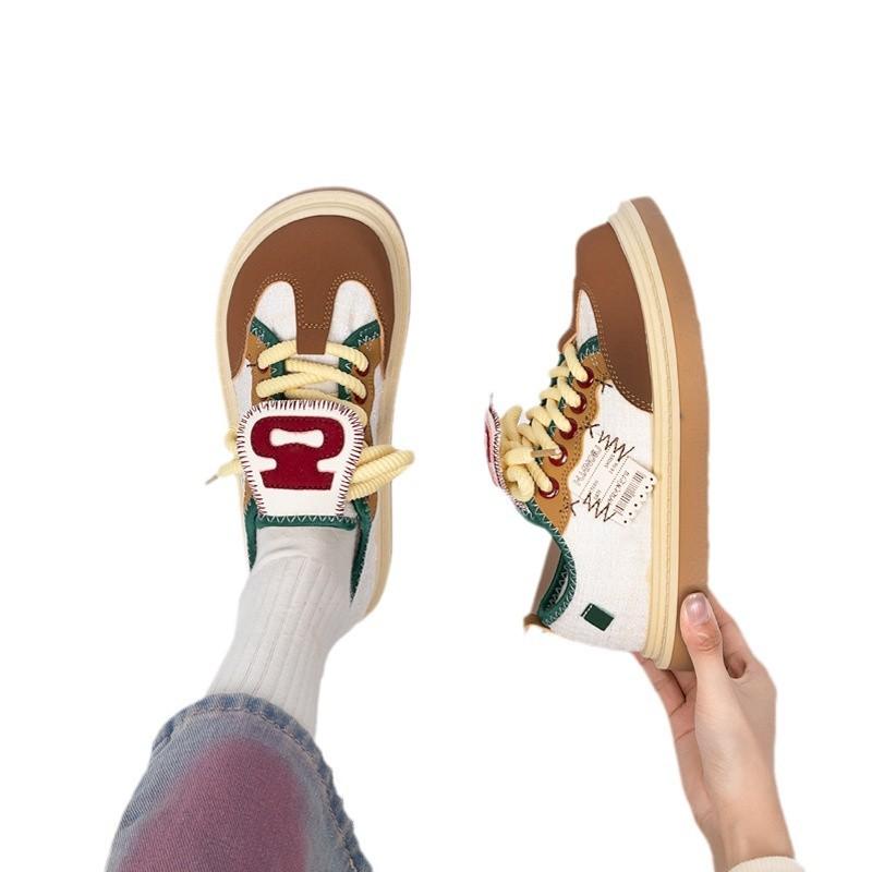 Global niche versatile board shoes women's 2025 spring new trend Korean version shock-absorbing fashion sneakers ZHQ5558
