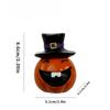 Halloween Decoration - Terrifying Smiling Face Pumpkin Resin Craft - Home Desk Ornament