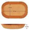 100x Air Fryer Insert Paper Trays for Air Fryer 22x14