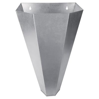 Metal Poultry Handling Cone With Stable Flat Back For Secure Installation Reduces Bird Stress for Defeathering Work