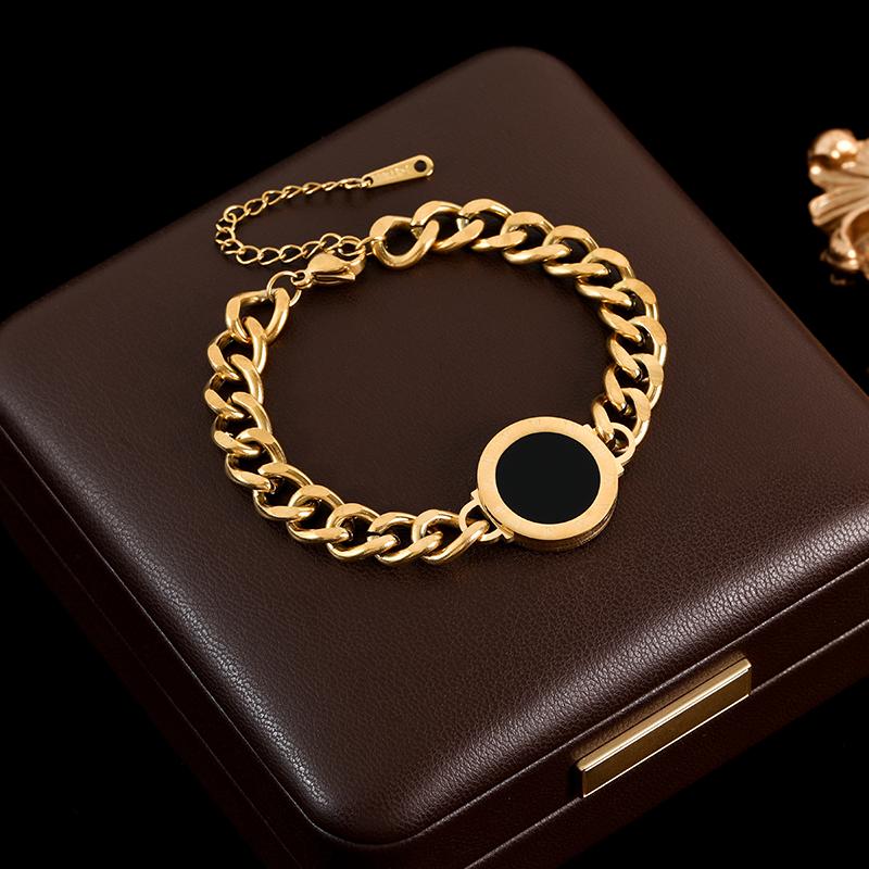 GANEMLY 316L Stainless Steel Tree of Life Bracelet For Women Fashion 18K Gold Plated Wrist Chain Waterproof Jewelry Lady Gift