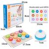 Montessori Color Arrow Direction Board Game Children Toys Wooden Sorter Parent-Child Interactive Thinking Training Puzzle Game