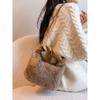 Fairy Plush Bag Handbag Women's Fashion One-shoulder Messenger Bag Autumn and Winter Plush Bag Wild Net Red Envelope Tag Bag