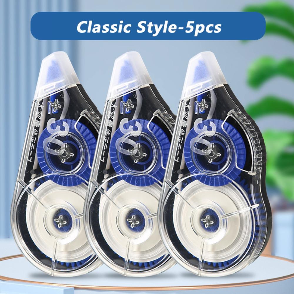 

5PCS/Set Silent Correction Tape Students Special Correction Band Alteration Tape School Office A
