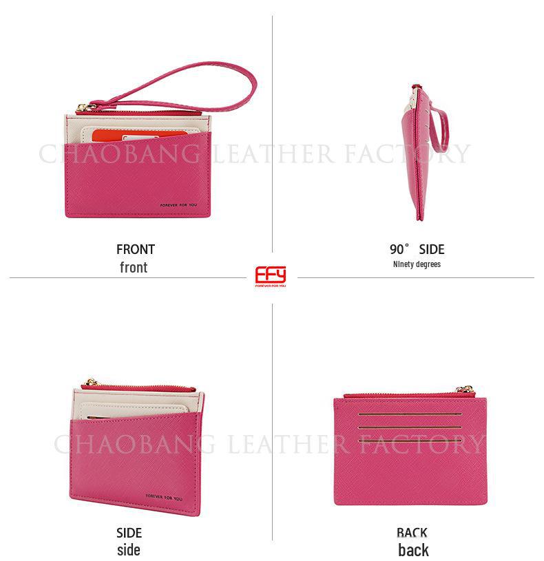 Japanese & Korean-Inspired Short PU Wallet: Solid Color, Casual Style, Small Card Holder