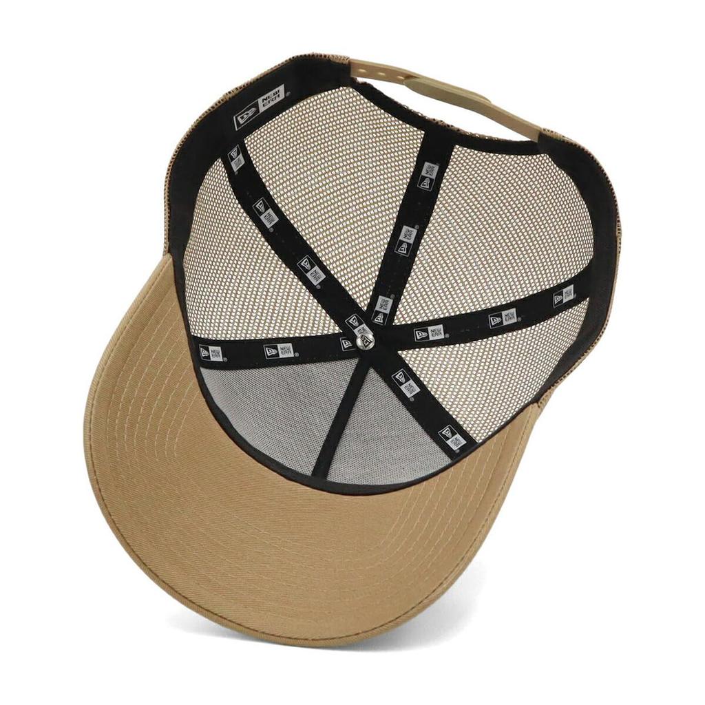 New Era Cotton Mesh Free Size 940AFTR WOVEN PATCH KHA CHR NER36C3501 9FORTYA-Frame Cap, Khaki, (14388587)