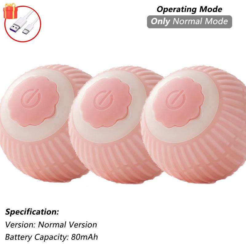 Διαδραστική Μπάλα για Γάτες Εκπαίδευση Αυτοκινούμενη Γατάκι Ηλεκτρική Μπάλα Γάτας Παιχνίδια Ηλεκτρονική Αυτόματη Κυλιόμενη Μαγική Μπάλα Παιχνίδια για Γάτα