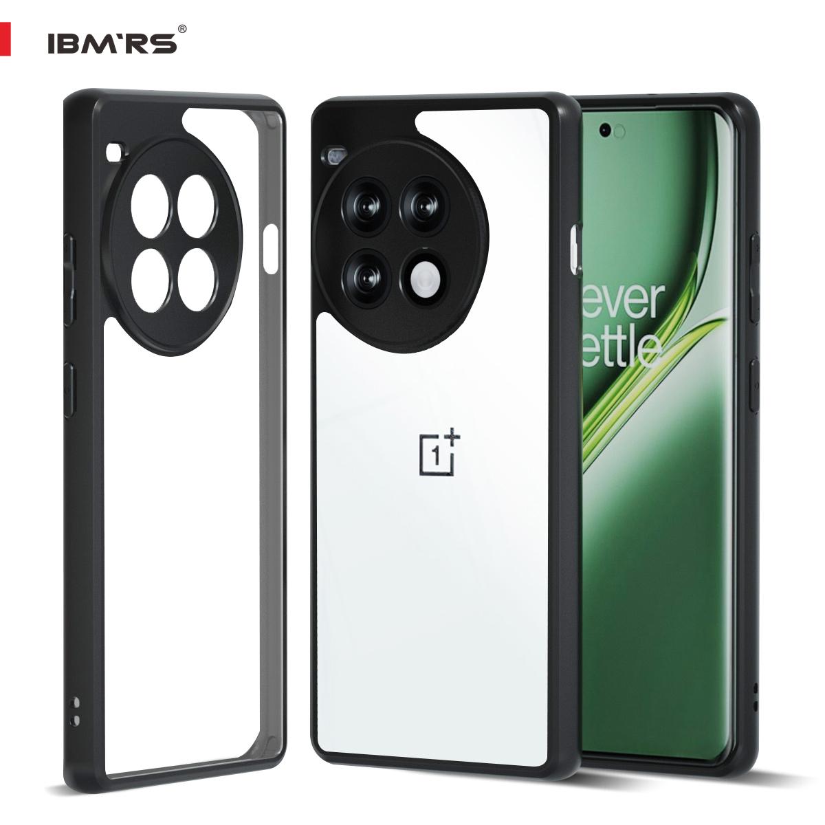 

(Comes with wrist strap)IBMRS(Anti-Scratch Dual Coating)Compatible with OnePlus Ace 3 Pro Case , camo Clear Hard Back Shockproof Protective Cover transparent прозрачный