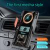 Car Smart Sensing Automatic Clamping Mounts for Samsung IPhone Xiaomi Phone Holder Wireless Charger Mounts 15W/66W Fast Charging