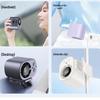 2026 T510 Portable Waist/Neck Fan with 199 Speeds and Clip-on Feature for Outdoor Use