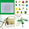 DIY Keychain Pendant Silicone Mold Crystal Epoxy Resin Casting Mould Keychain Pendants Jewelry Making Mold Accessories