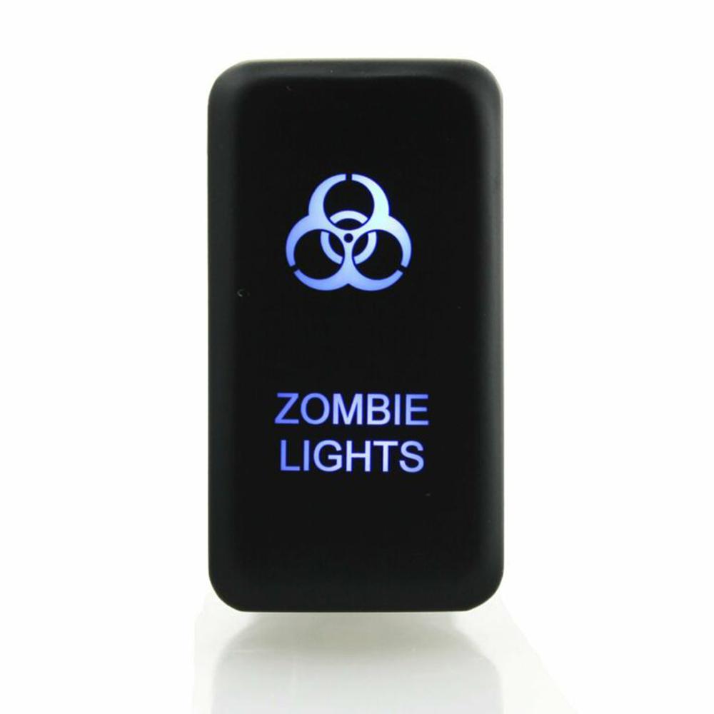 For Toyota Tacoma F-J Cruiser 4Runner Highlander LED Light Bar Switch Push Button Car Signal Light Switch Automobile Accessory