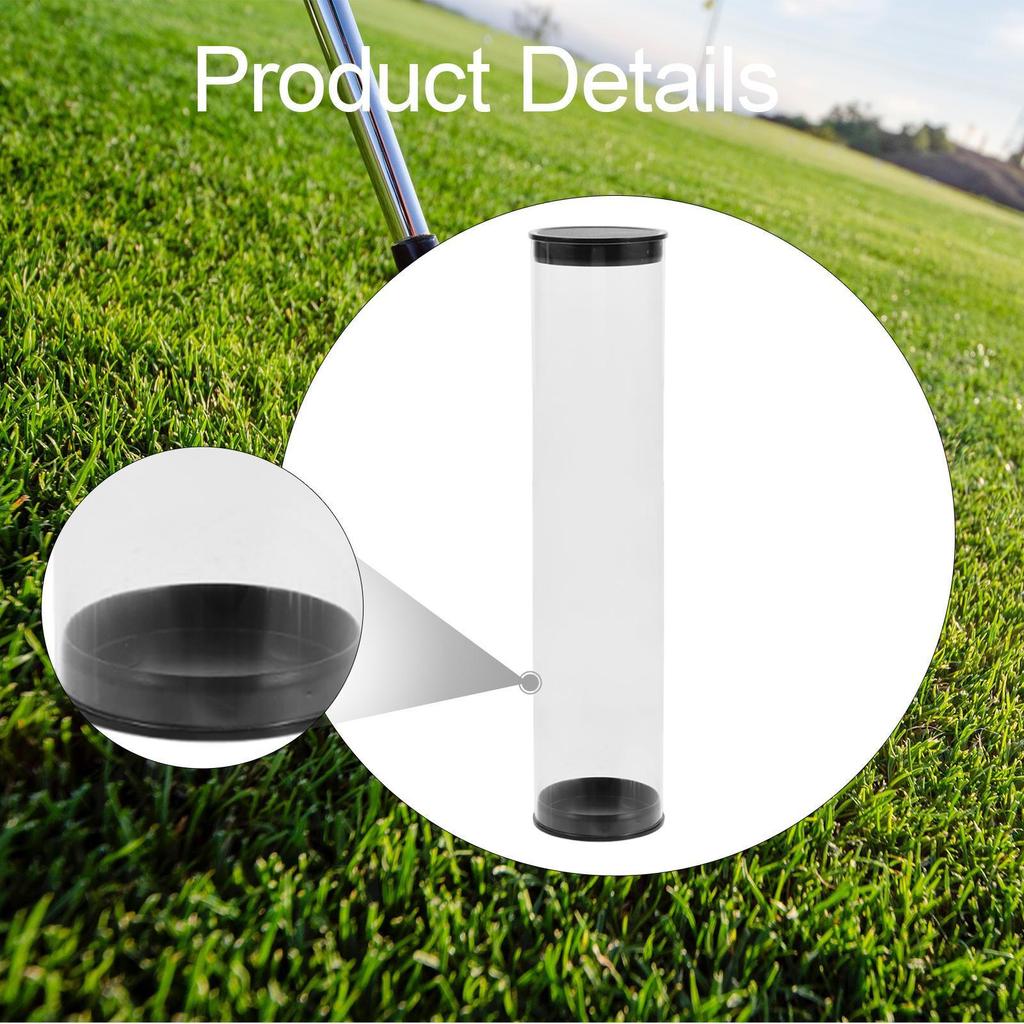 Clear Golf Ball Storage Box Accessory Gift Bag Transparent Container Organizer for Tennis Player