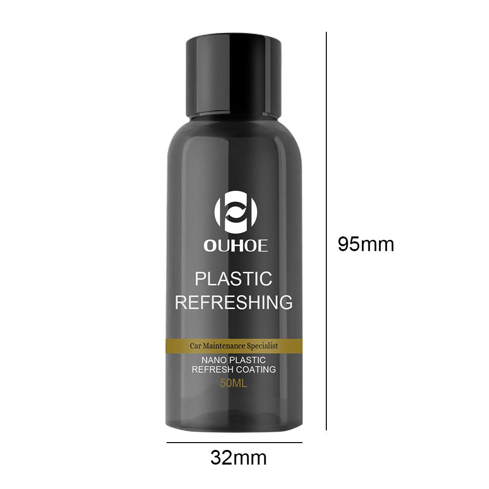 5pcs OUHOE Cars Plastic Refreshing Coating Kit 30/50ML Waterproof Automotive Plastic Parts Refurbish Plastic Restorer Agent