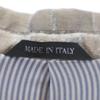 Giorgio Armani Unused Made In Italy Check Linen Blend Tailored Jacket Women Used