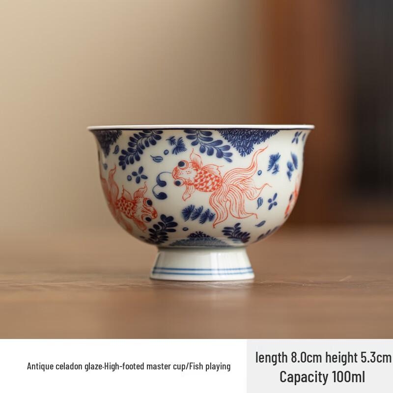 Shangqi Blue and White Master Tea Cup