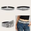 Simple Lace Flower And Element Design Casual Waist Belt For Fashion Women