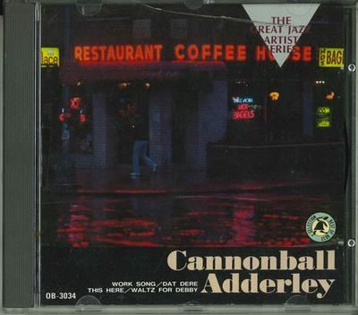 CD CANNONBALL ADDERLEY - The Great Jazz Artist Series OB3034 Japan Jazz Used