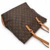 Auth LOUIS VUITTON Monogram Cabas Mezzo Tote Bag PVC Canvas lv5635cc