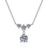 New S925 Silver Minimalist Tassel Women's Necklace, Niche, Light Luxury, Exquisite, High-quality Wedding Jewelry