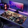 Game Street-Fighter Color Mouse Pad Large Gaming Table Cushion Non-slip Laptop Tablet Big Mousepad XXL Mat Mini PC Playmat With Lock edge